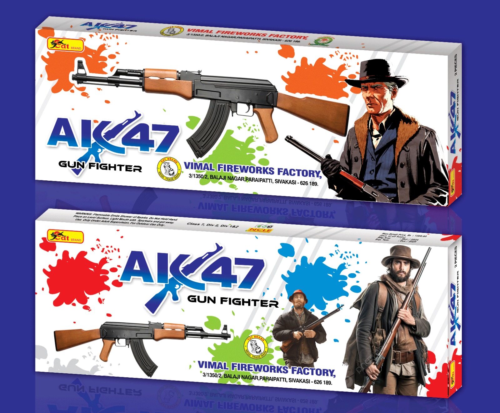 Ak Gun Cracking 2 Pcs